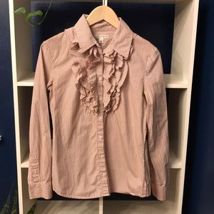 Banana Republic Ruffle Collar Blouse